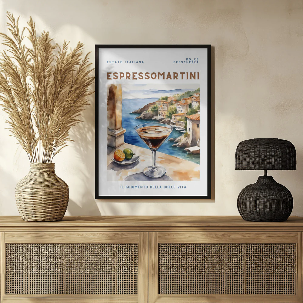 Espresso Martini Poster - Aquarell Style - Image 3