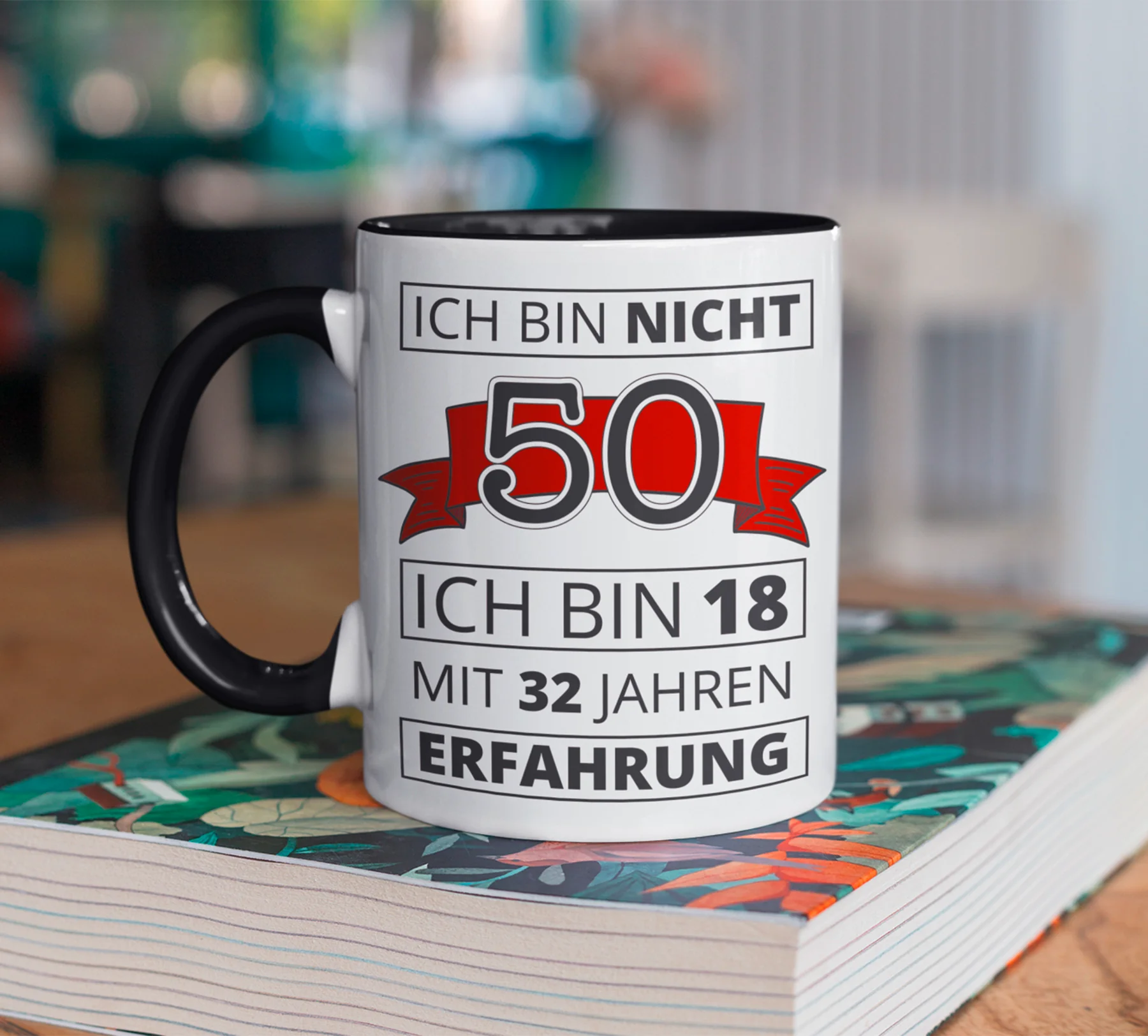 50. Geburtstag Tasse Ich bin nicht 50 - Image 3