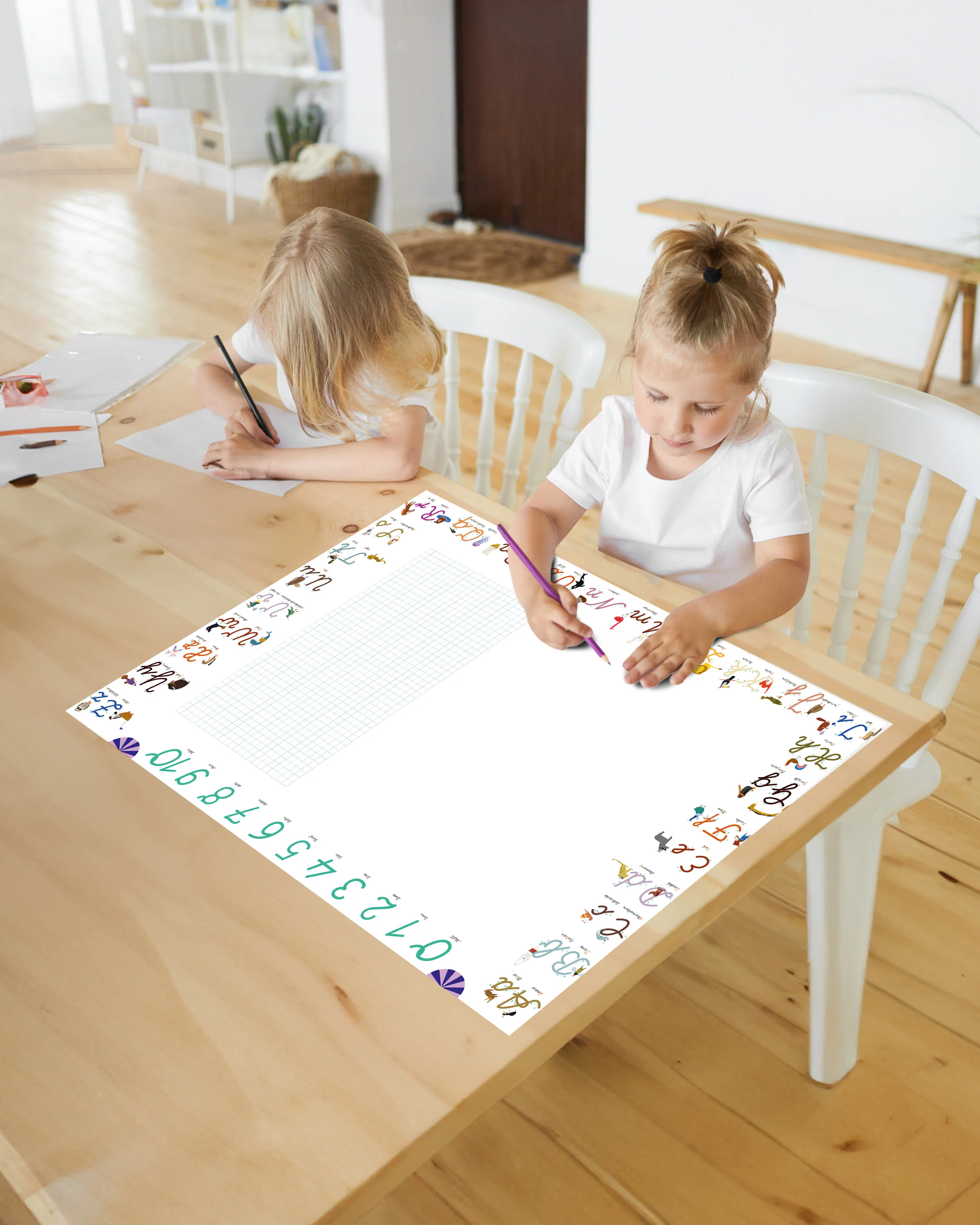 ABC Schreibtischunterlage Schreibschrift zum Abreißen - Image 11