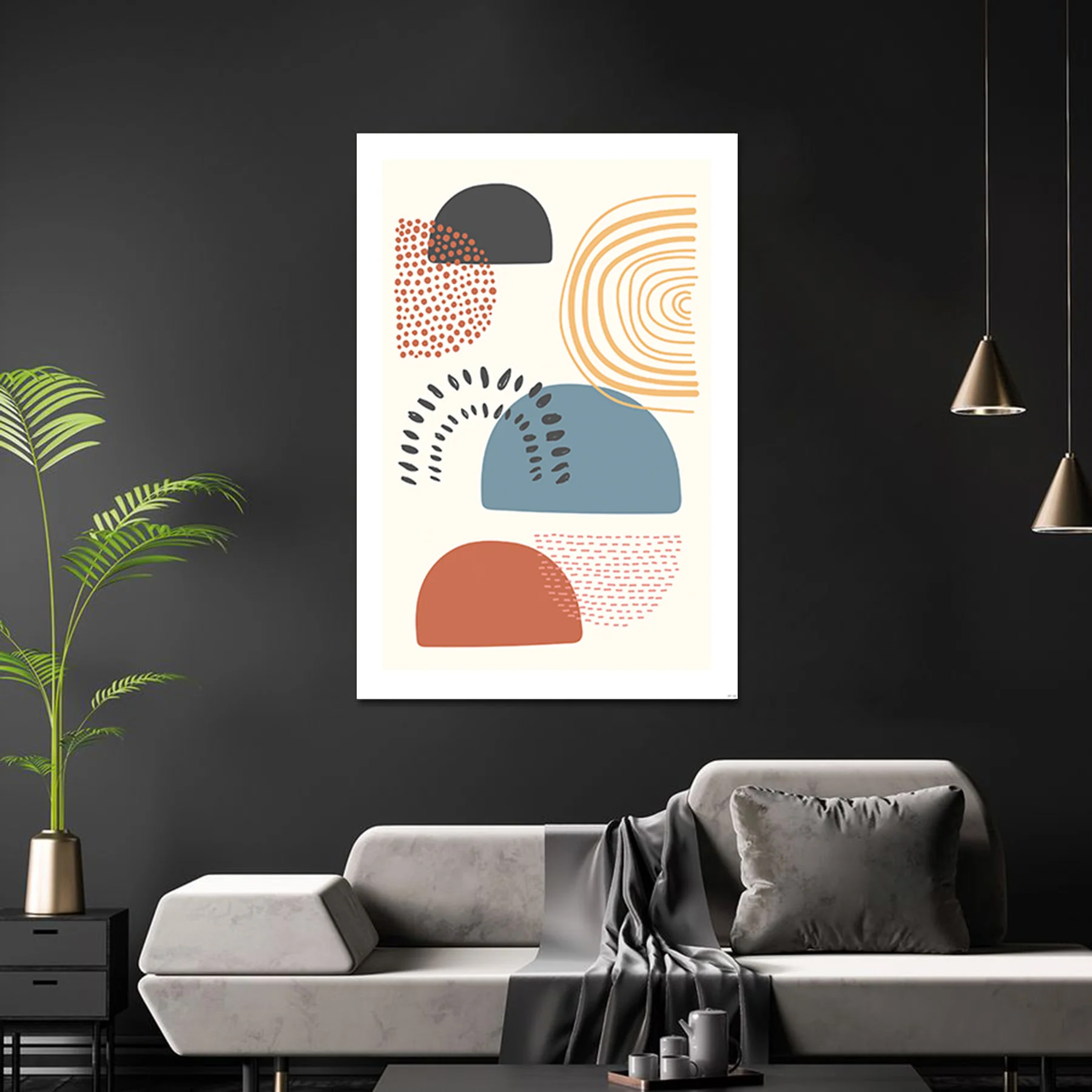 Abstract Shapes Poster Abstrakte Formen - Image 2