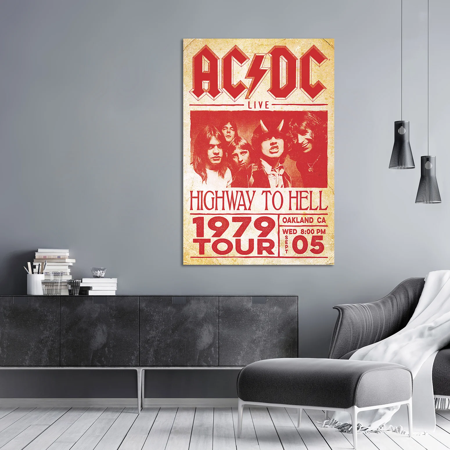 AC/DC Poster Live Highway To Hell Tour 1979 - Image 3