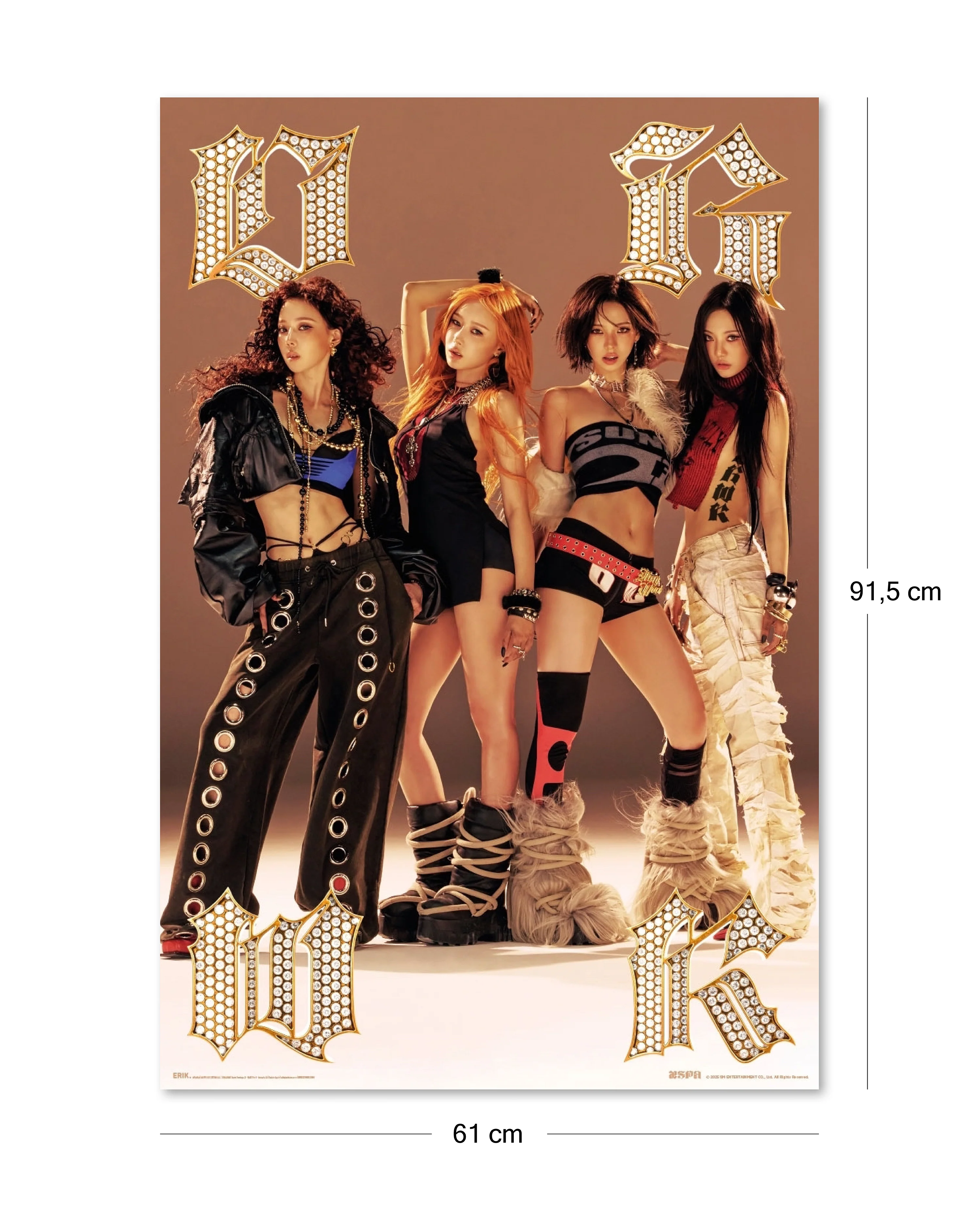 Aespa Poster Dirty Work K-Pop - Image 7