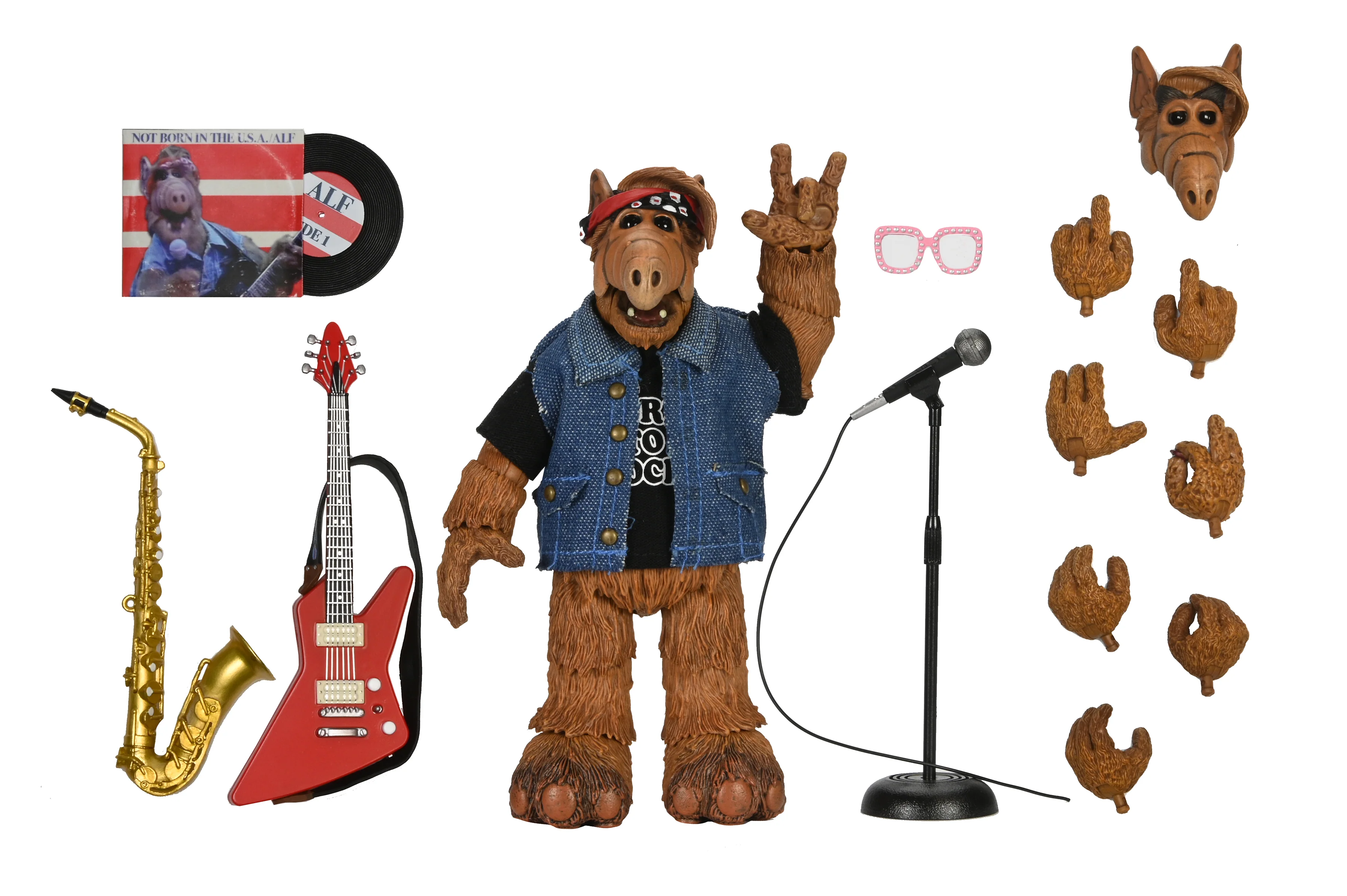 Alf 7' Scale Actionfigur Ultimate Alf Born to Rock