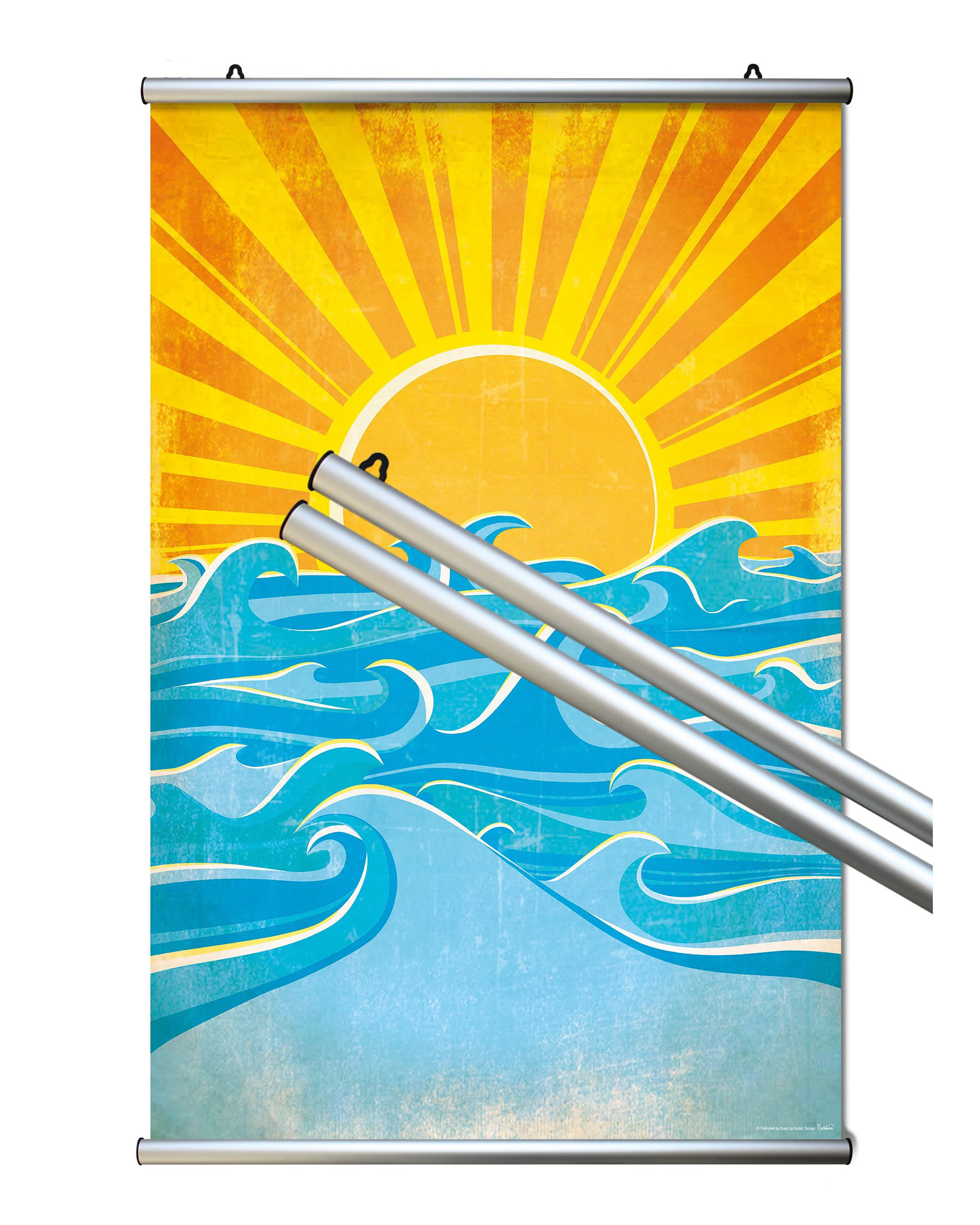 Aluminium Klemmschiene Posterleistenset 61 cm 10 Paar - Image 2