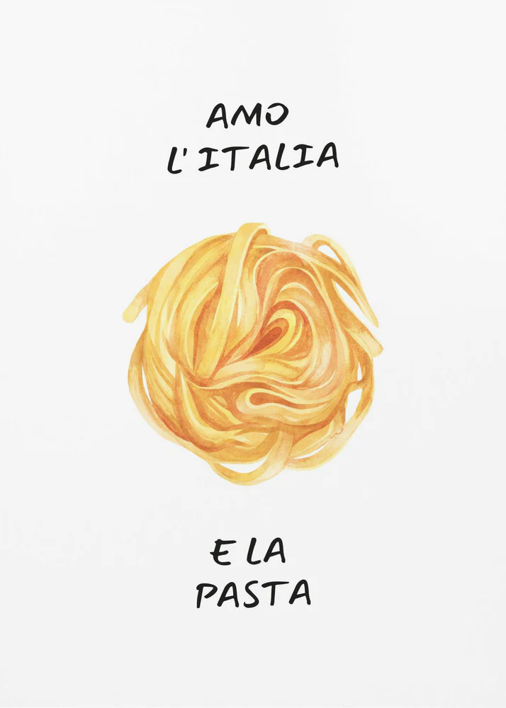 Amo l´italia Kunstdruck Poster | in verschiedenen Größen, gerahmt oder ungerahmt | by Ohkimiko - Image 7
