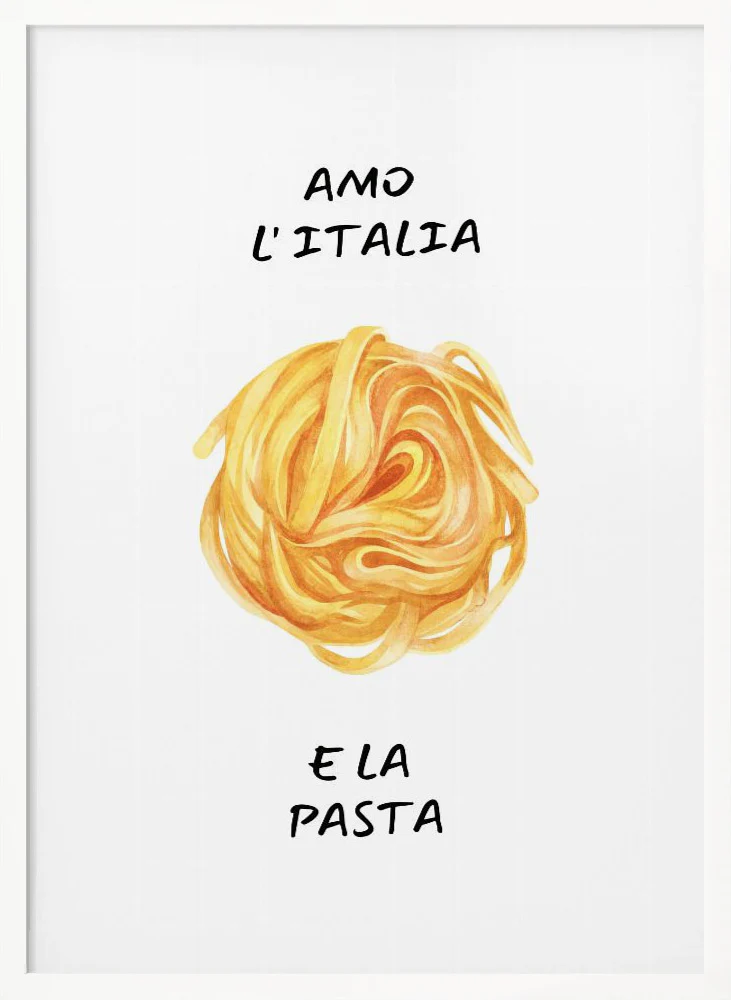 Amo l´italia Kunstdruck Poster | in verschiedenen Größen, gerahmt oder ungerahmt | by Ohkimiko - Image 9
