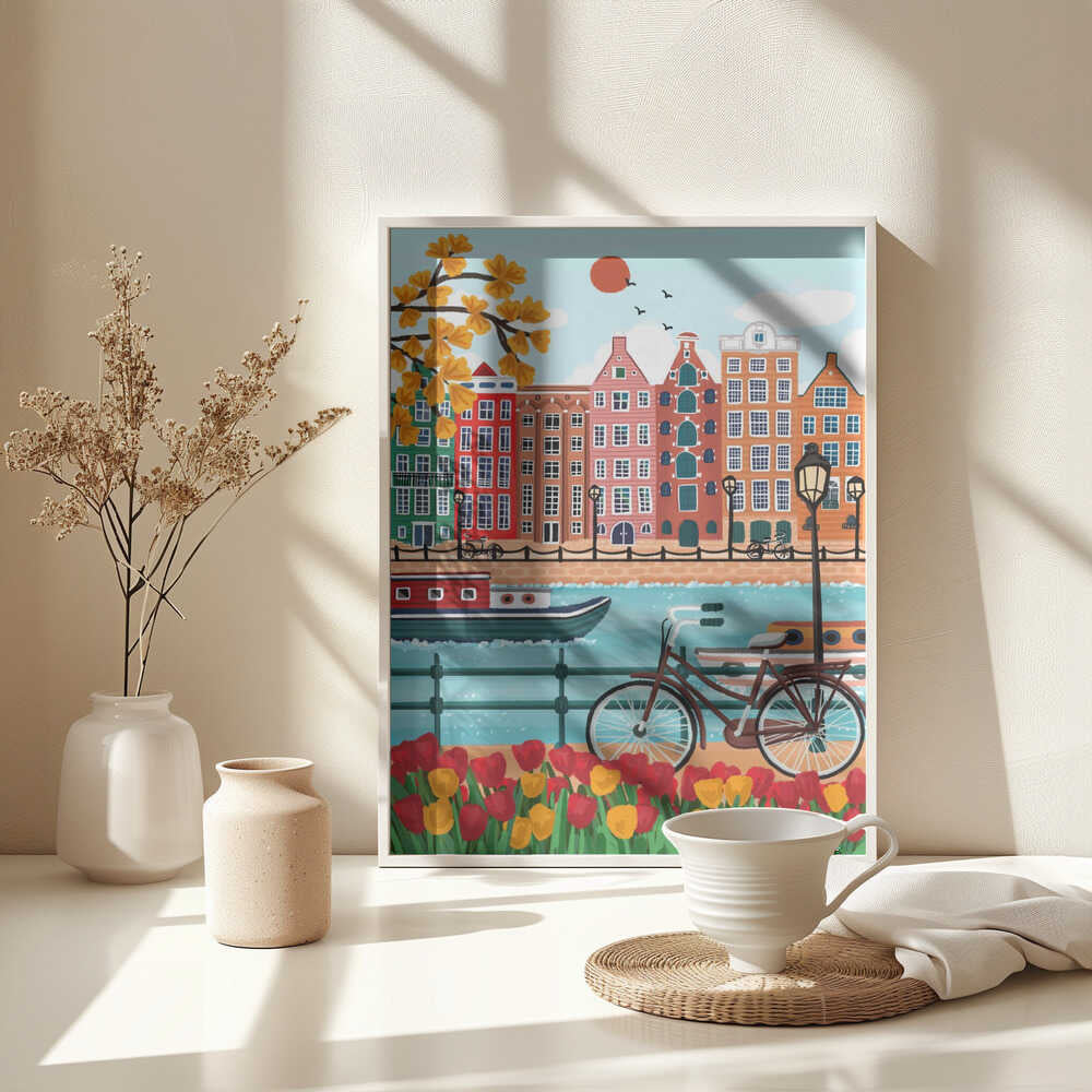 Amsterdam Poster "Canal-Side Charm" - Image 5
