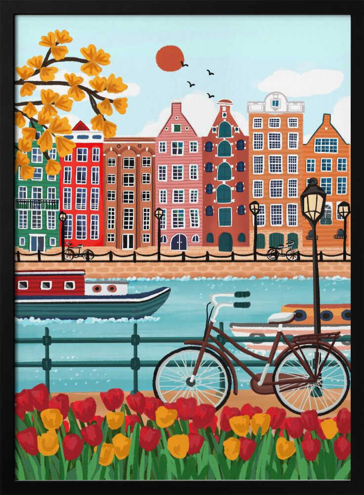 Amsterdam Poster "Canal-Side Charm" - Image 8