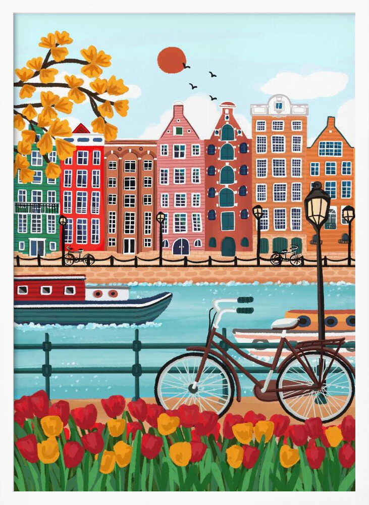 Amsterdam Poster "Canal-Side Charm" - Image 9