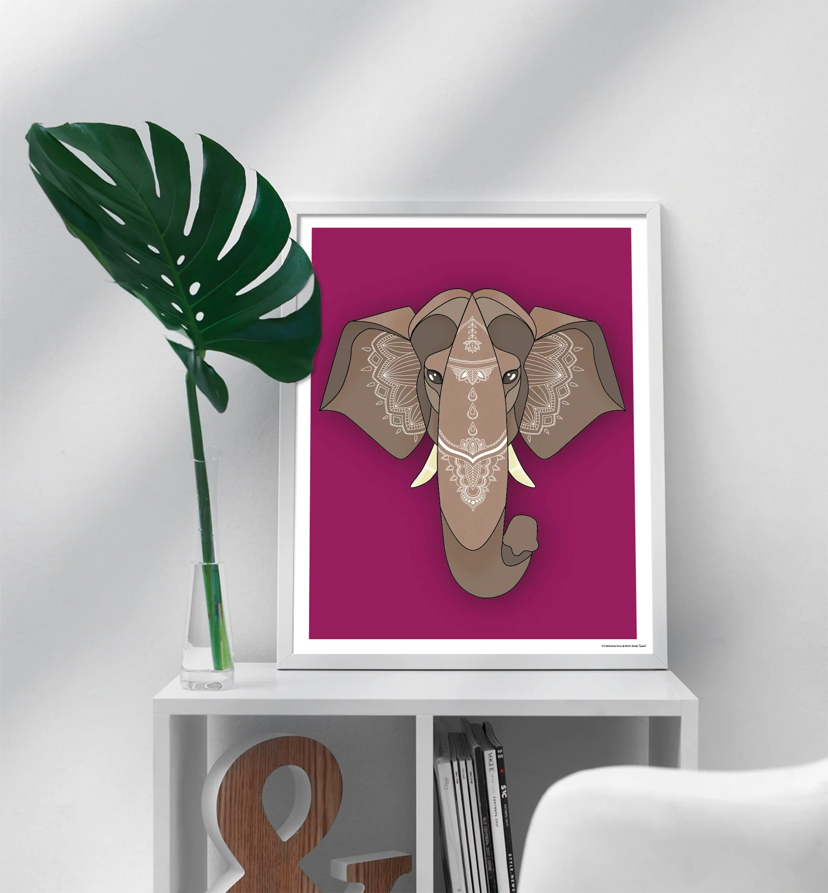 Asiatischer Elefant Kunstdruck Madeleine - Image 3