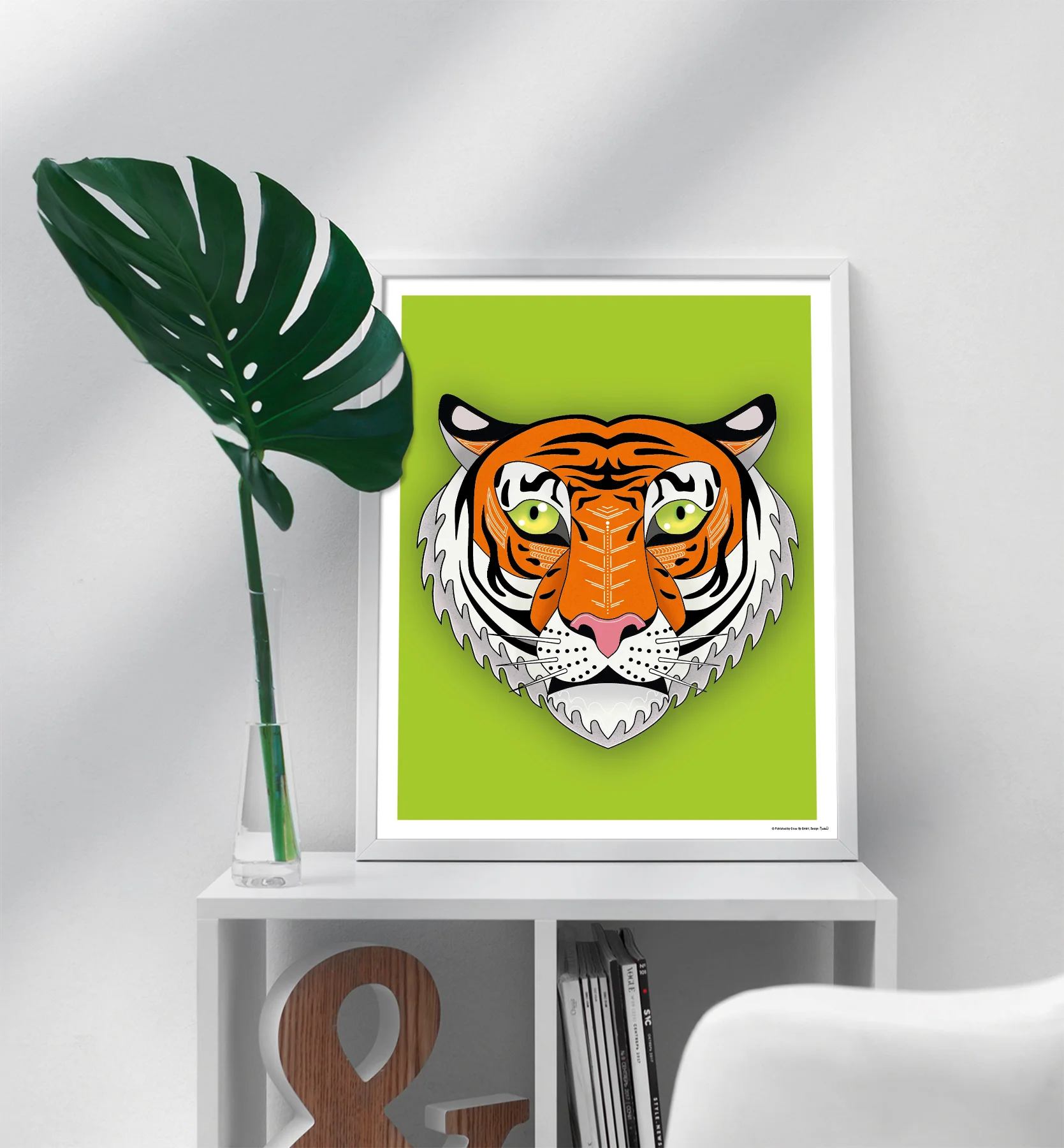 Asiatischer Tiger Kunstdruck Madeleine - Image 3