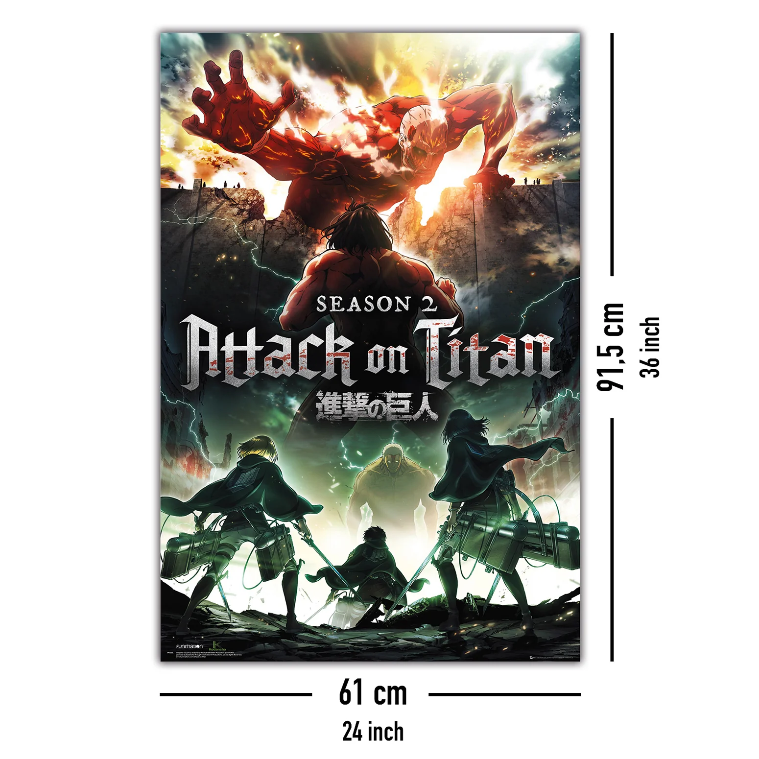 Attack On Titan Poster Season 2 Key Art - Image 10
