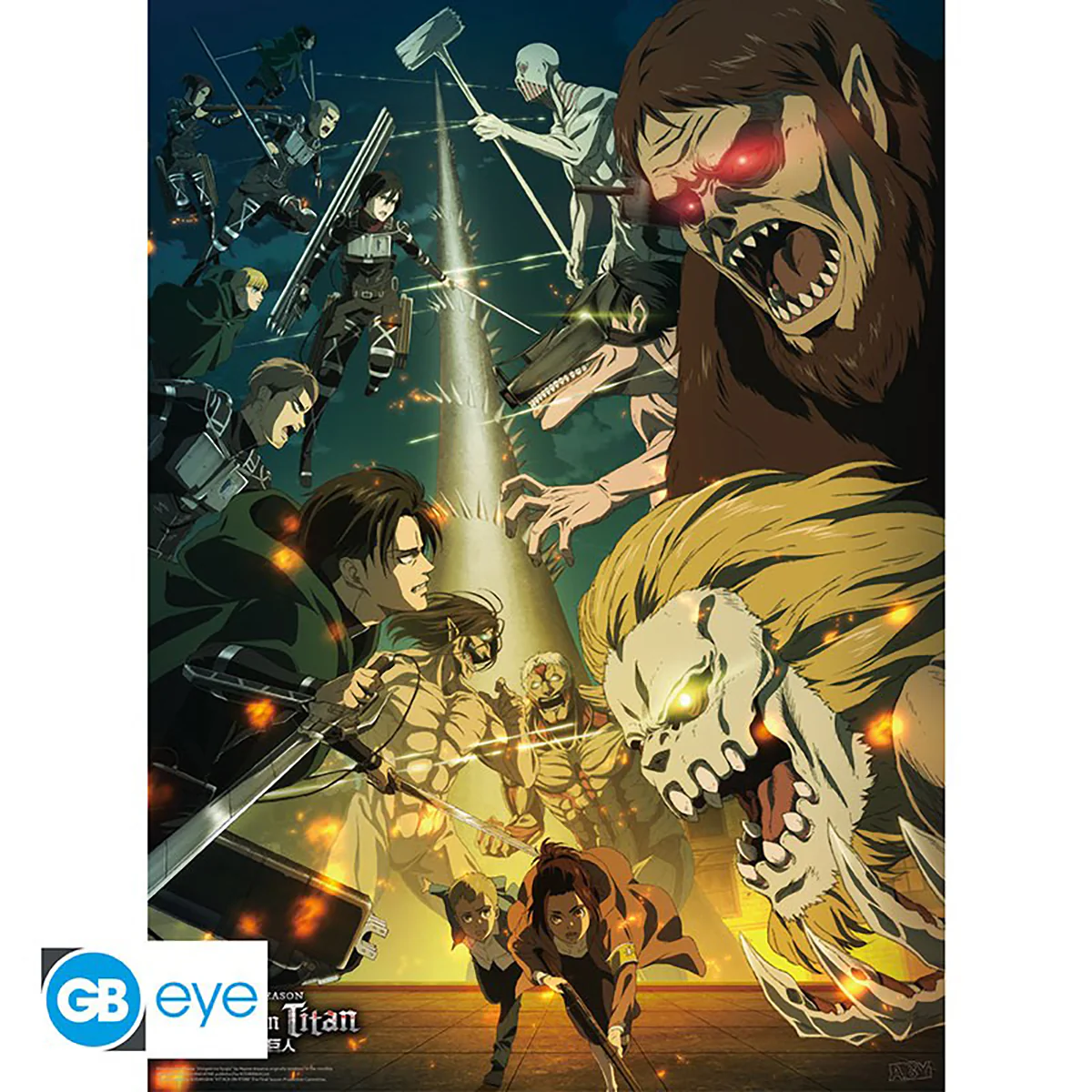 Attack on Titan Poster Set 2 Chibi Poster - Image 3