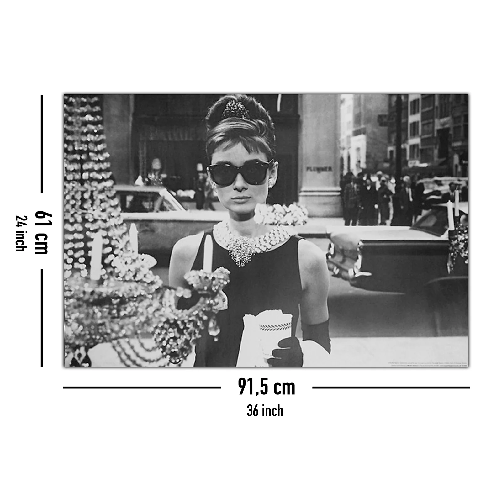 Audrey Hepburn Poster Shopping at Tiffany's - Image 5