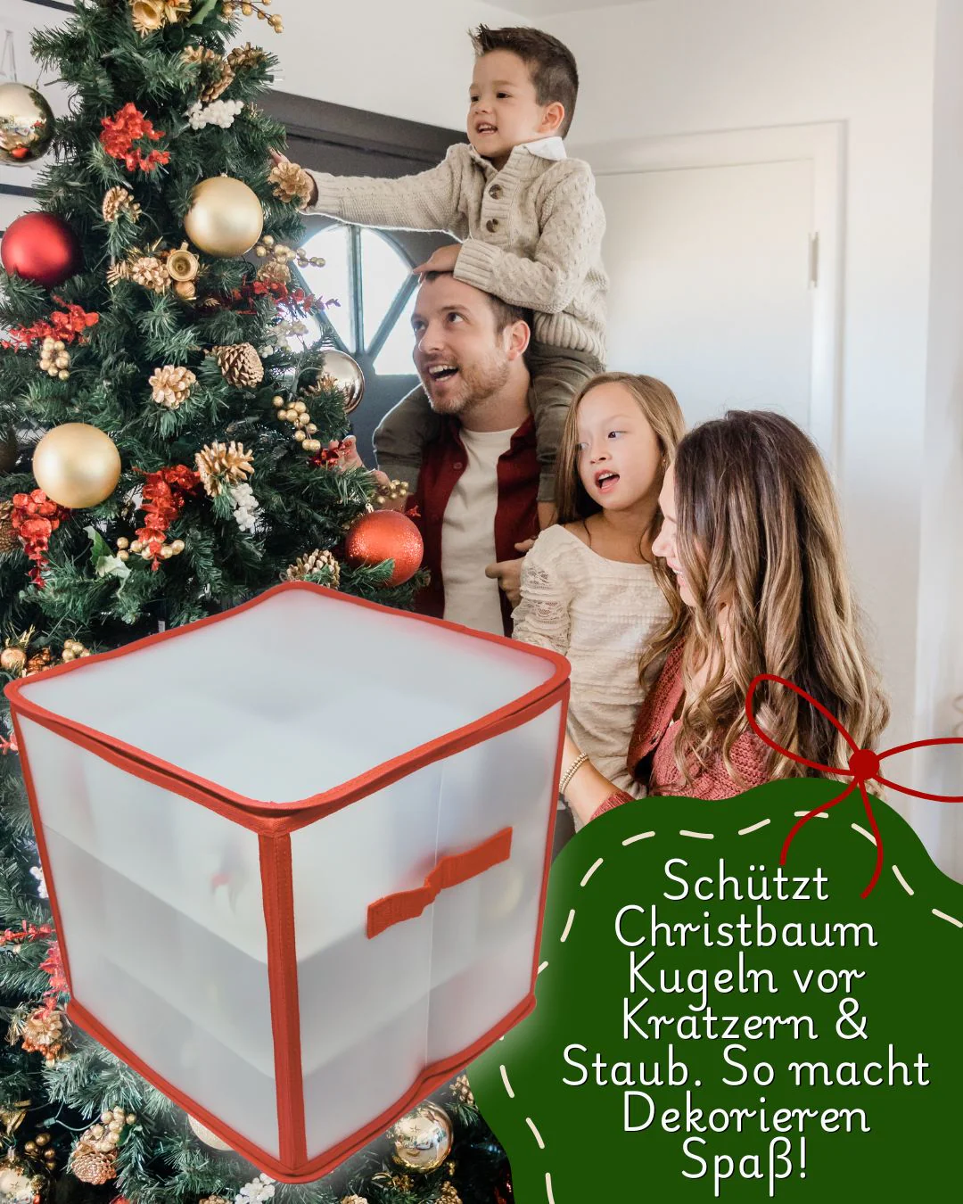 Aufbewahrungsbox für Christbaumkugeln Rot 27 - Image 5