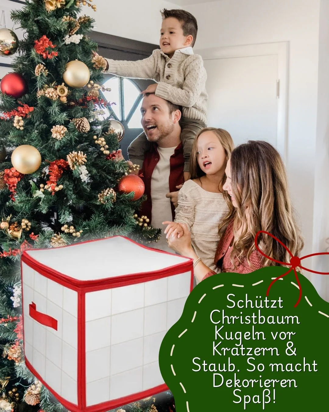 Aufbewahrungsbox für Christbaumkugeln Rot 64 - Image 5