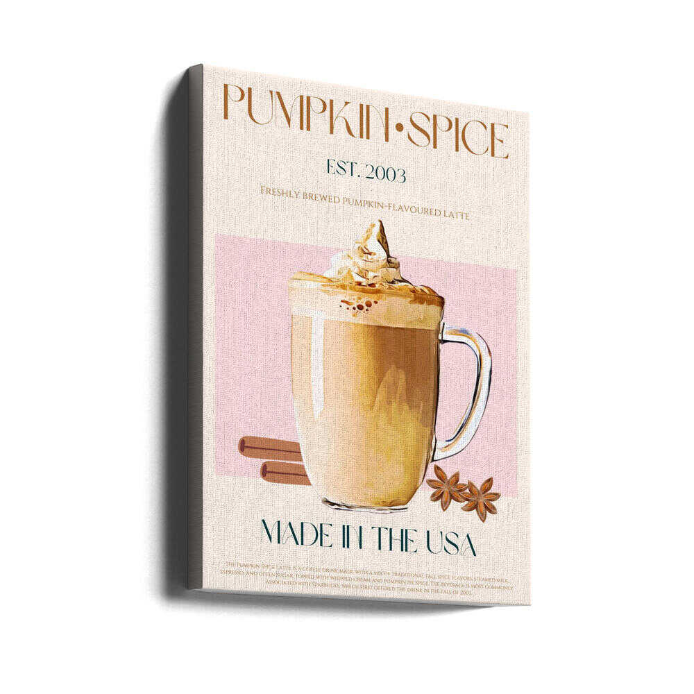 Pumpkin Spice Latte Poster - Autumn Latte Delight - Image 10