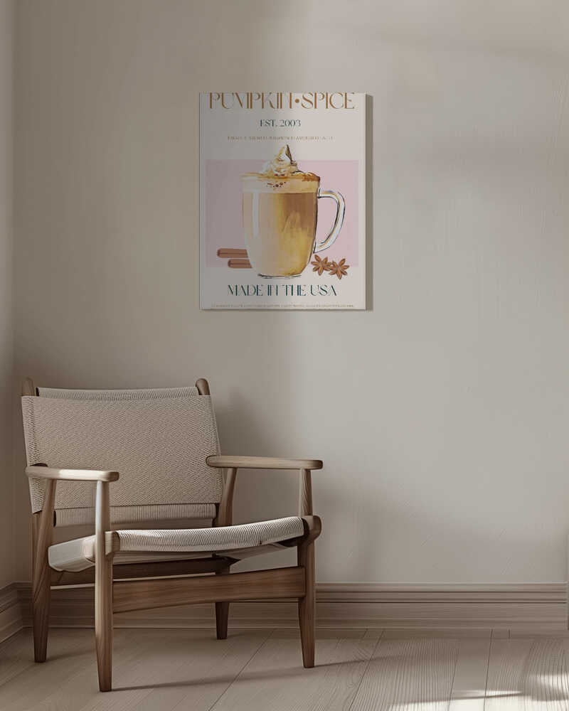 Pumpkin Spice Latte Poster - Autumn Latte Delight - Image 6