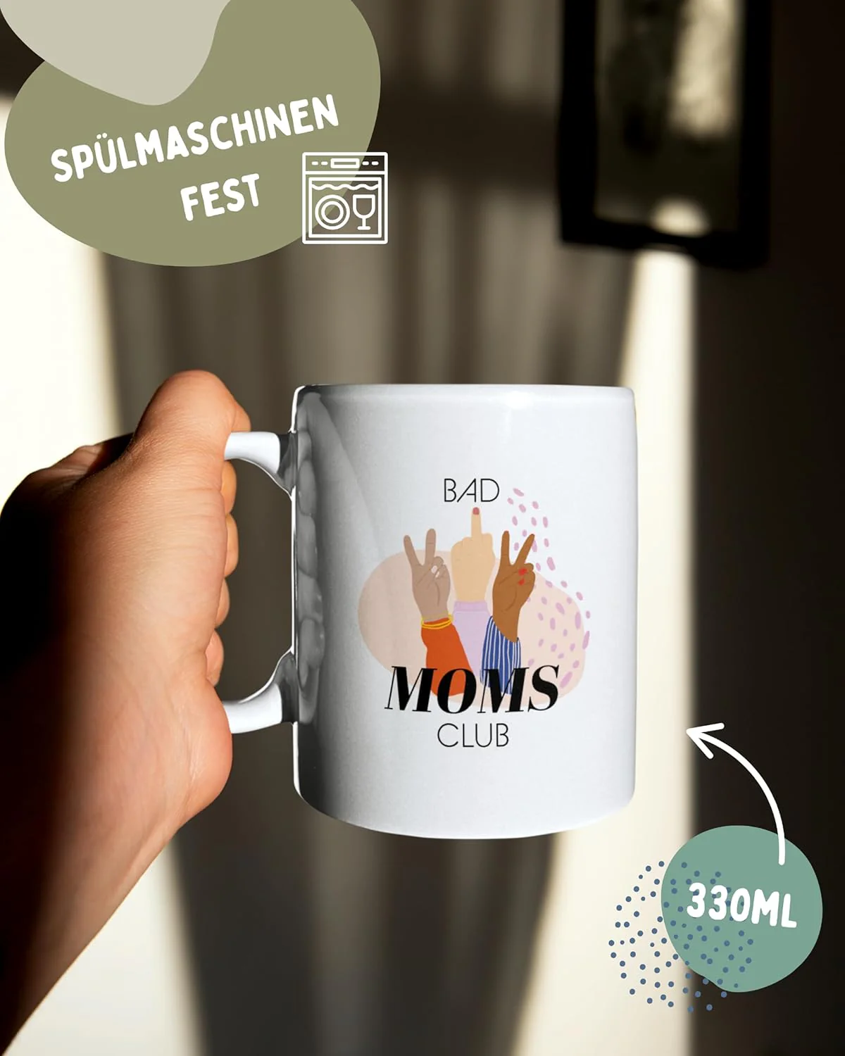 Bad Moms Club Tasse Schicke Motivtasse ca. 330 ml - Image 2