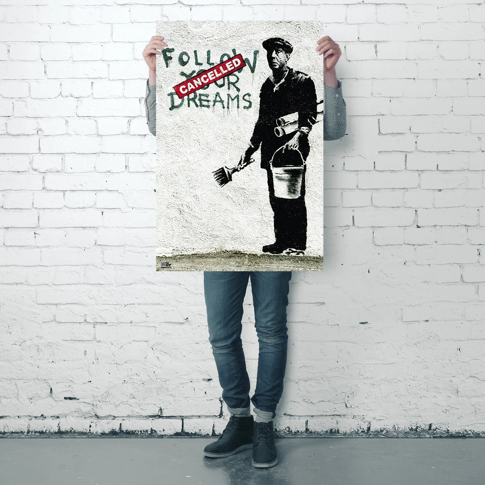 Banksy Poster Follow Your Dreams - Image 4