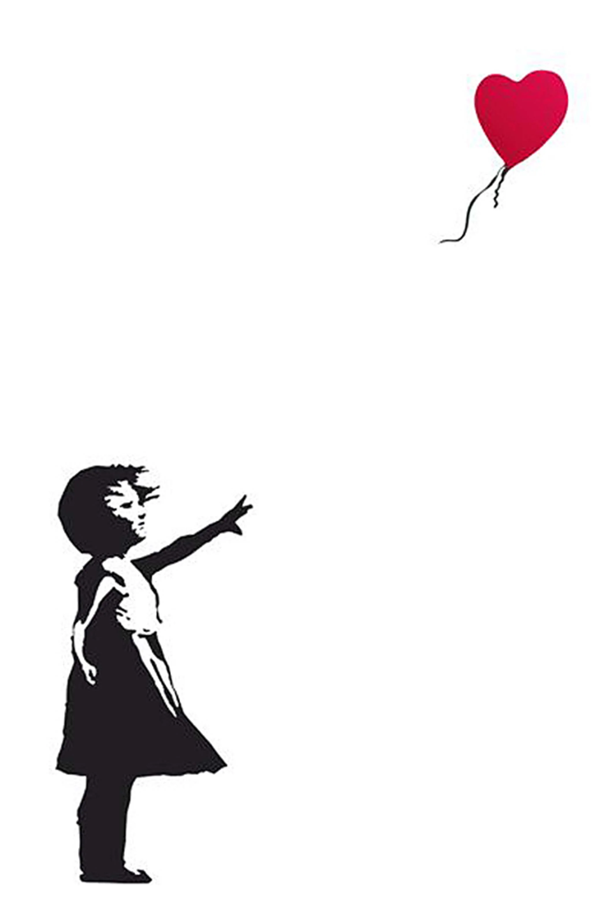 Banksy Poster Girl with Balloon - Image 3