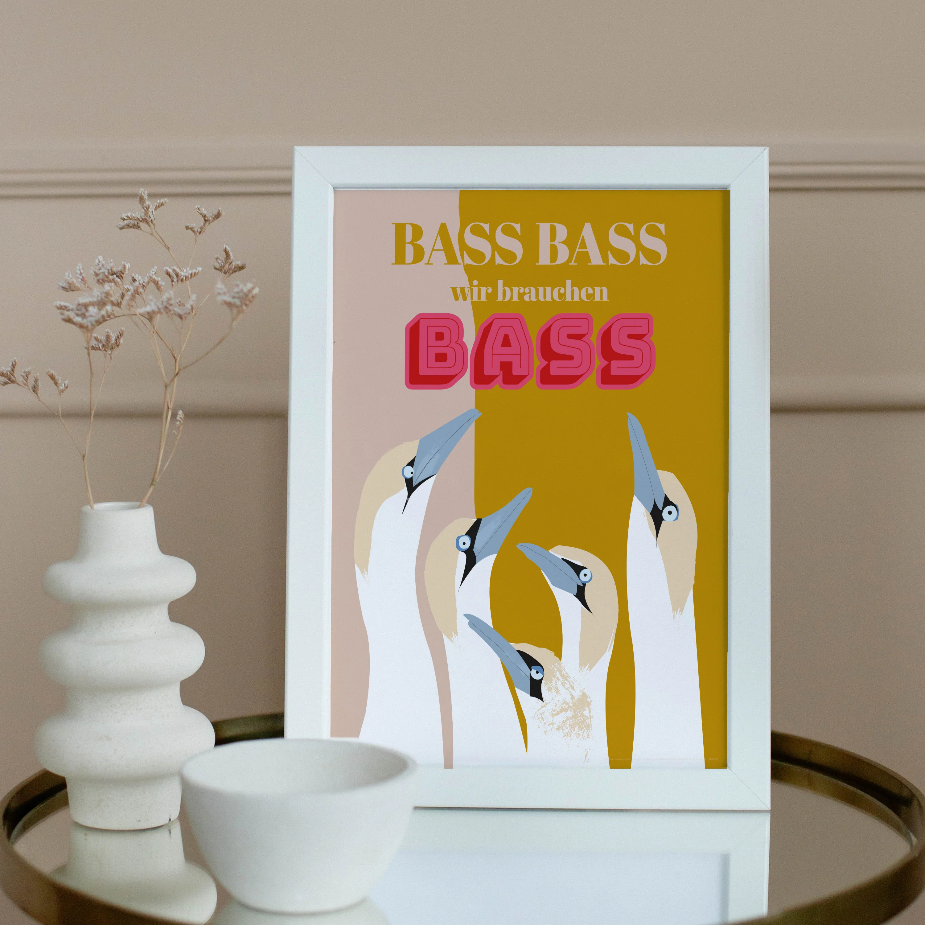 Bass Bass wir brauchen Bass Kunstdruck Papier 250 gr. matt - Image 8