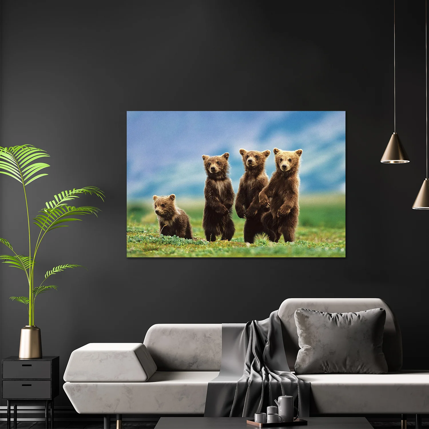 Bear Cubs Poster Bärenjungen - Image 3