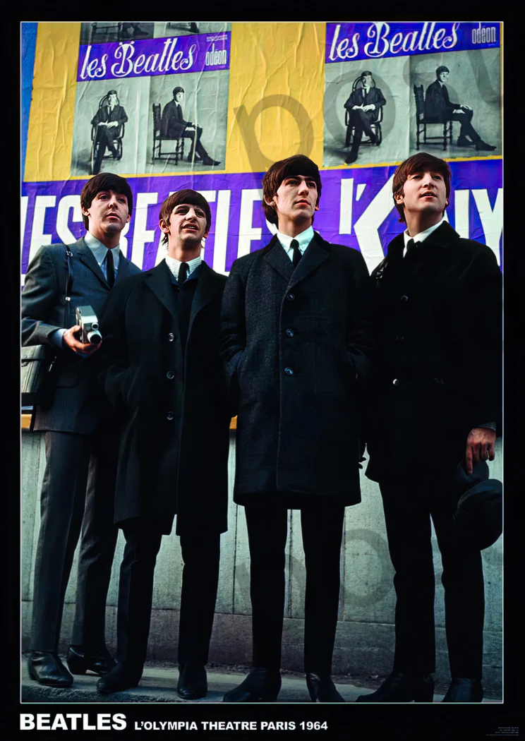 Beatles Poster Paris 1964