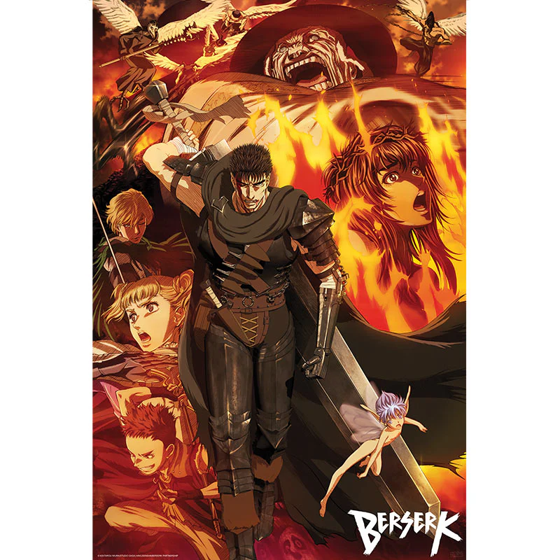 Berserk Poster Group Collage