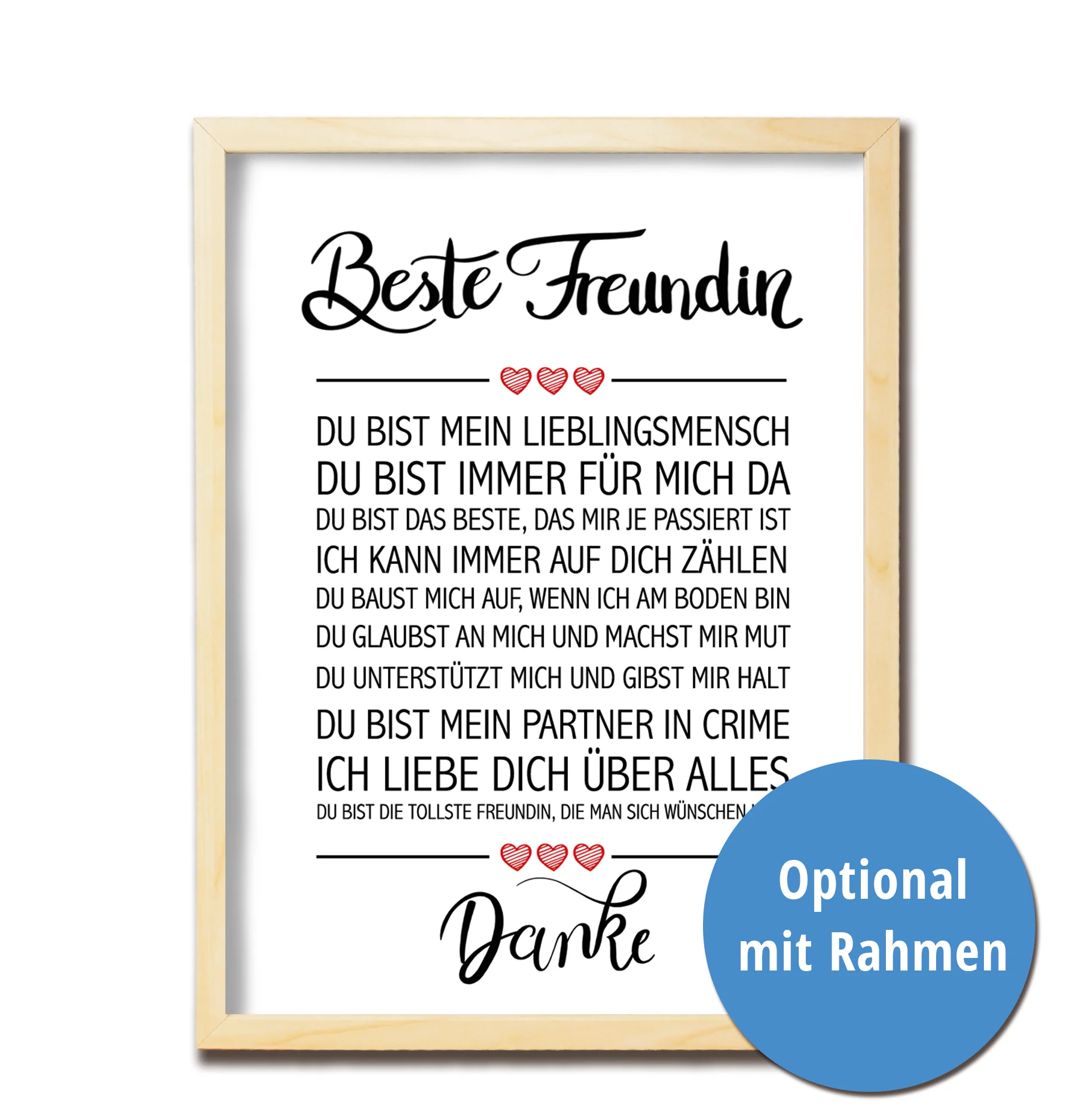 Beste Freundin Kunstdruck - Image 5