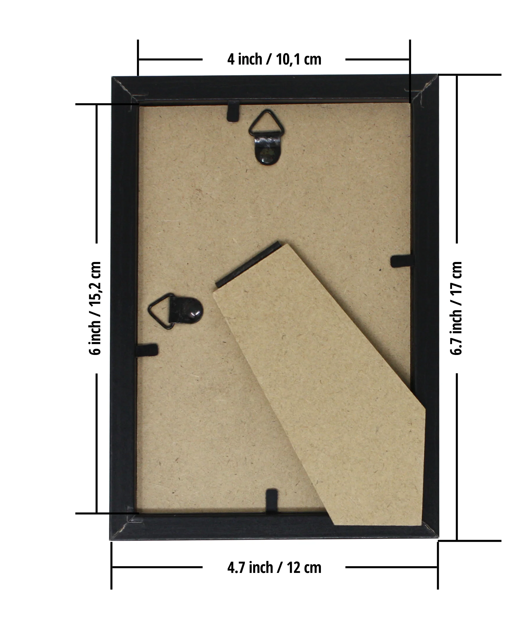 Bilderrahmen-Set 10 x 15 cm schwarz, 12 Stück - Image 4