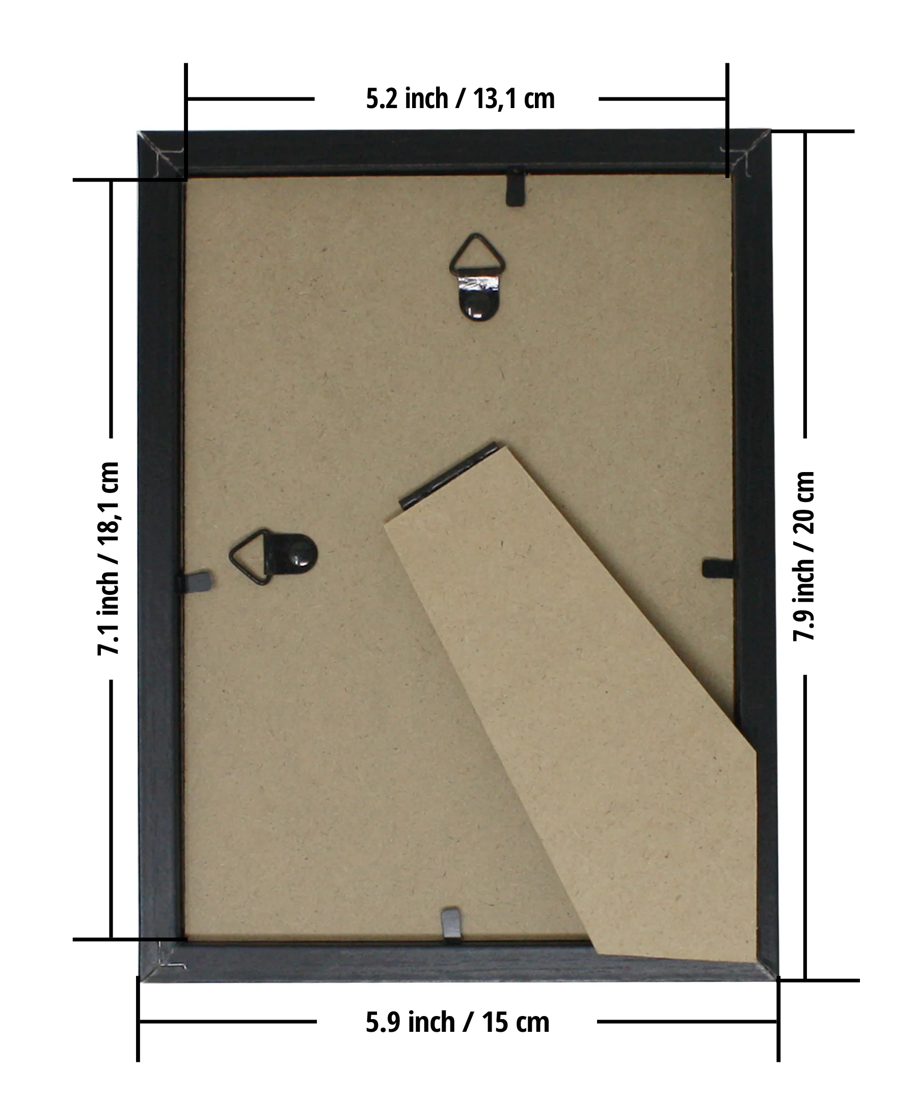 Bilderrahmen-Set 13 x 18 cm schwarz, 5 Stück - Image 4
