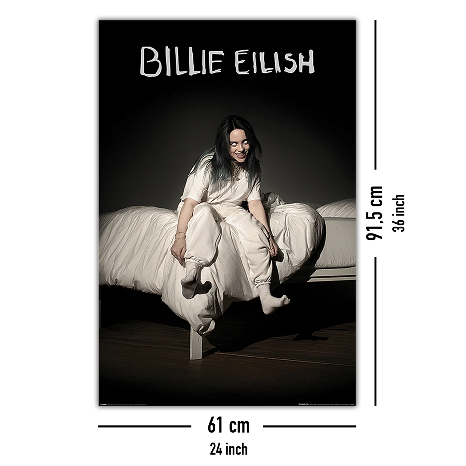 Billie Eilish Poster When We All Fall Asleep Where Do We Go - Image 5