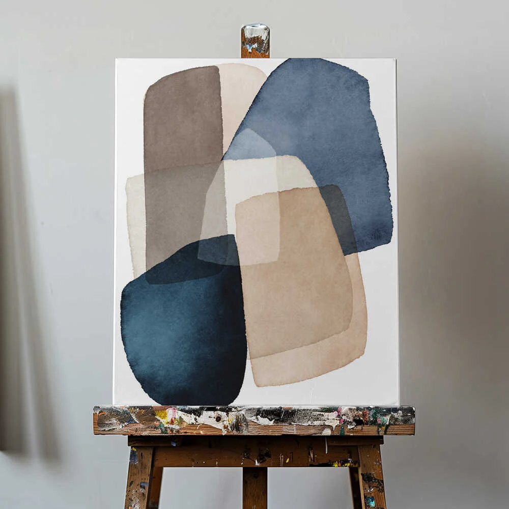 Blue Brown Blocks - Image 4