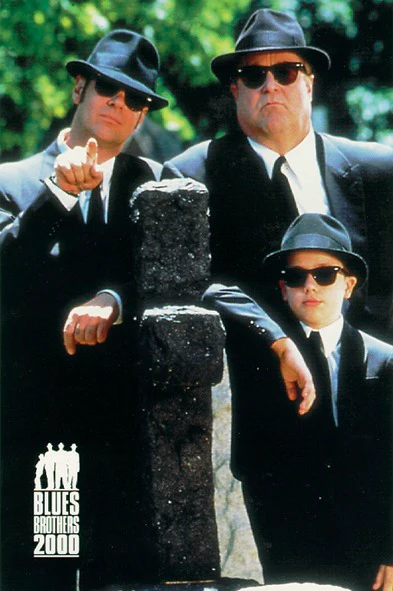 Postkarte Blues Brothers 2000
