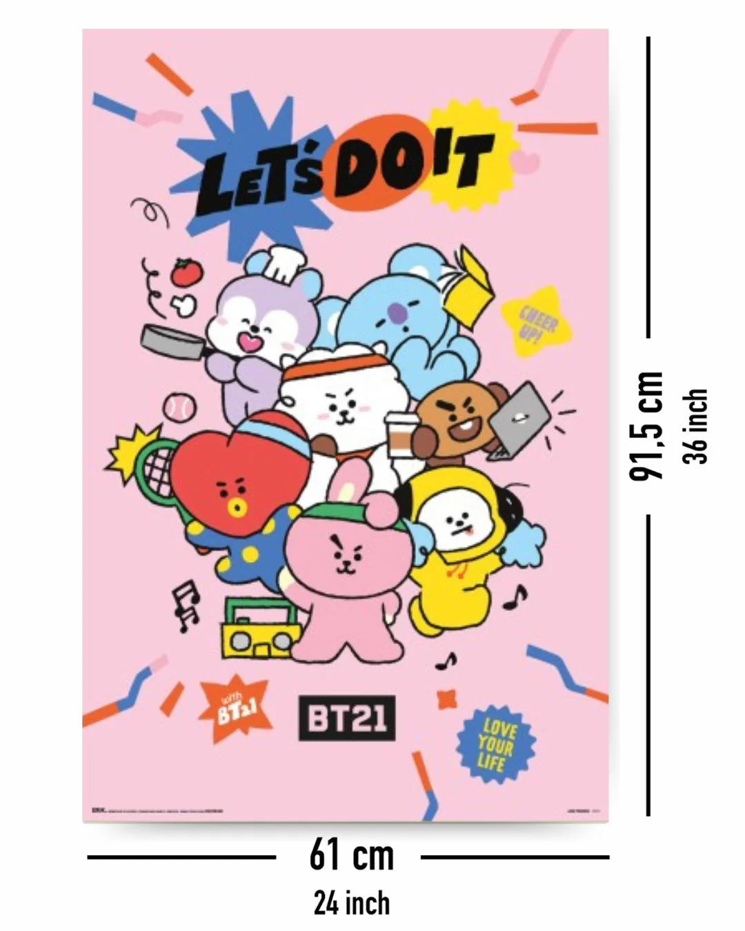 BT21 Poster Let's Do It - Image 4