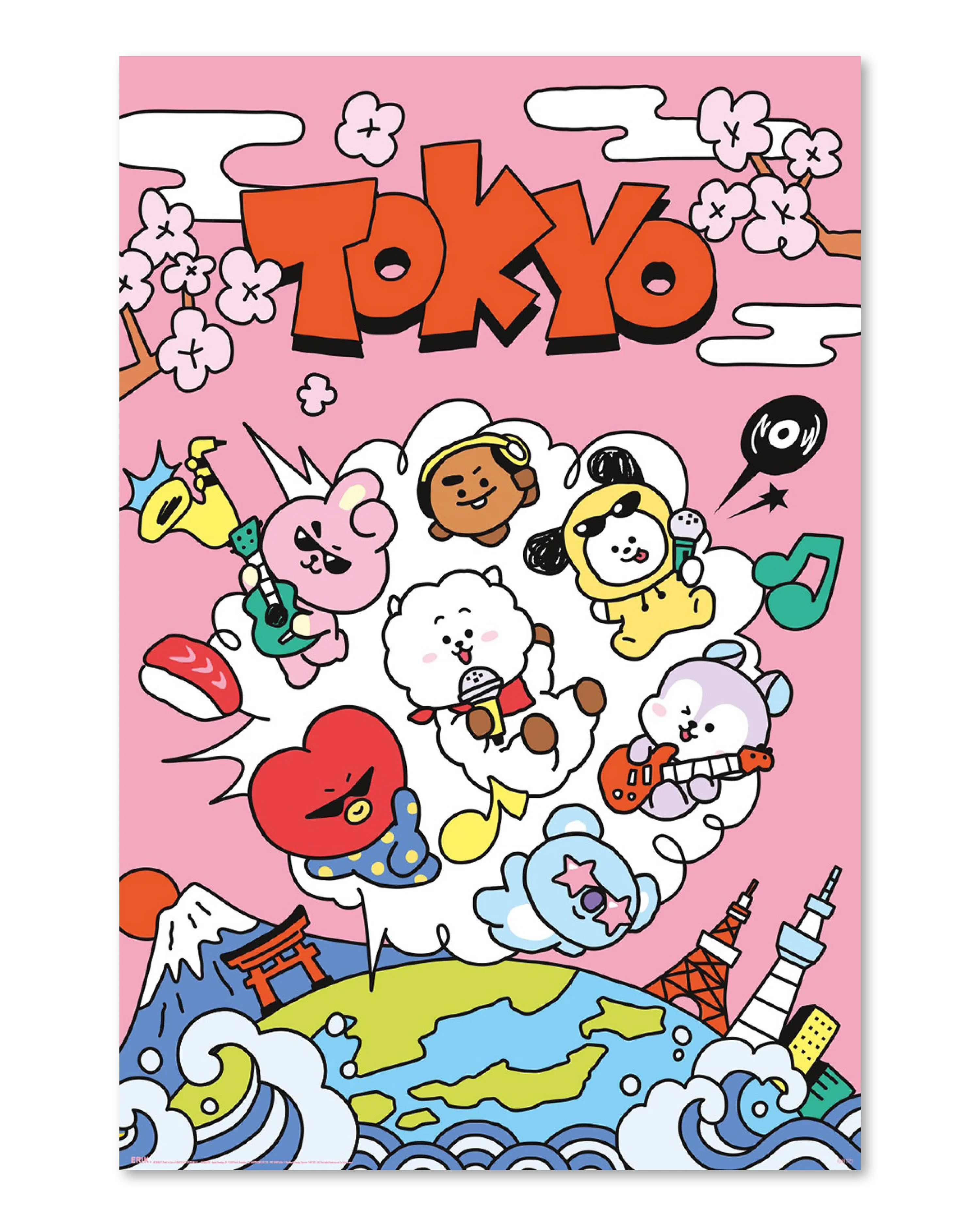 BT21 Poster World Voyage