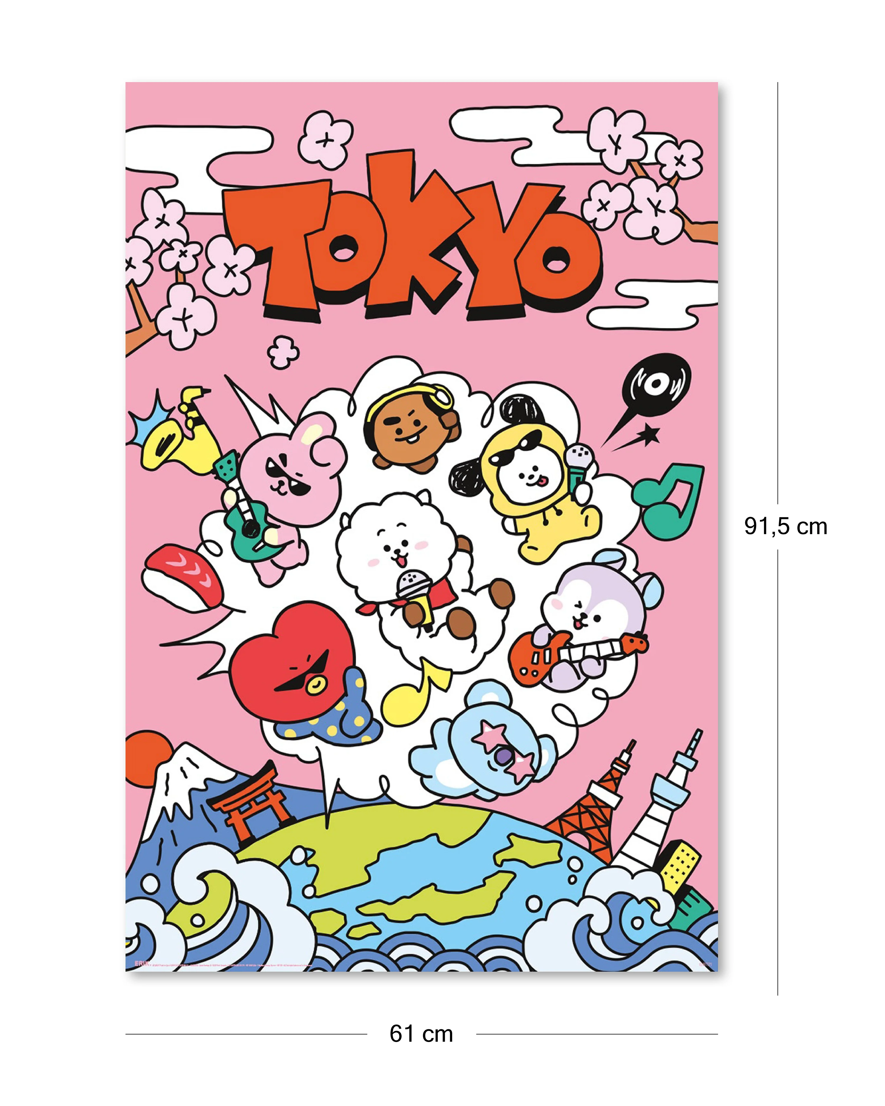 BT21 Poster World Voyage - Image 2