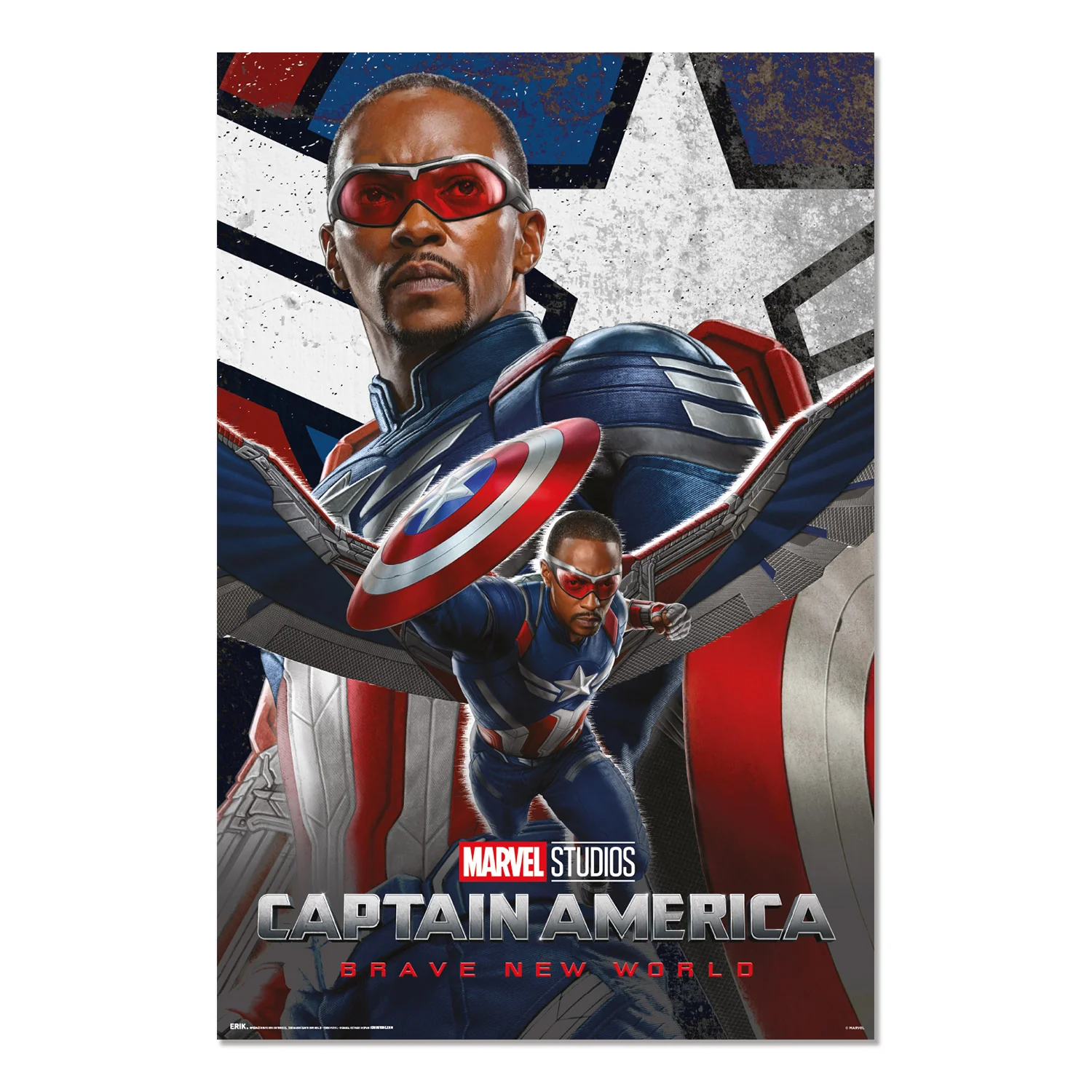 Captain America Poster Marvel Brave New World