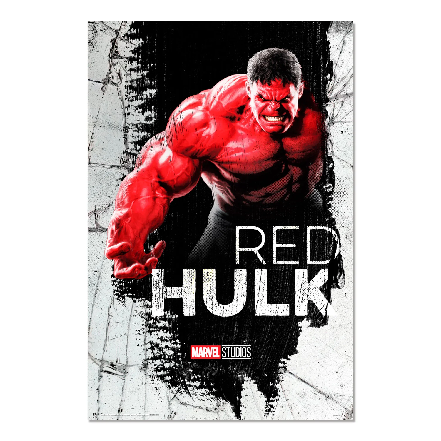 Captain America Poster Marvel Brave New World, Red Hulk