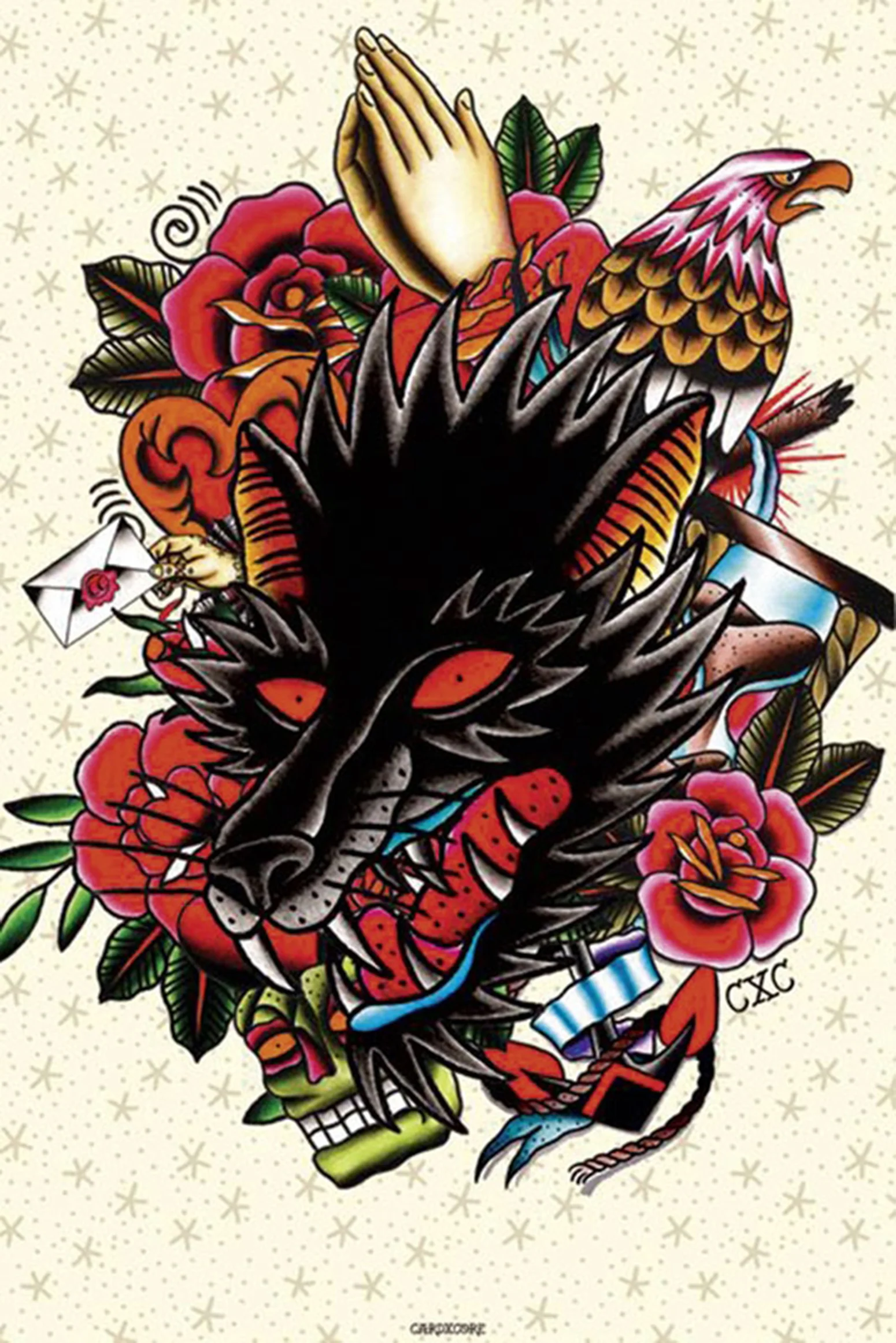 Cardxcore Poster Wolf