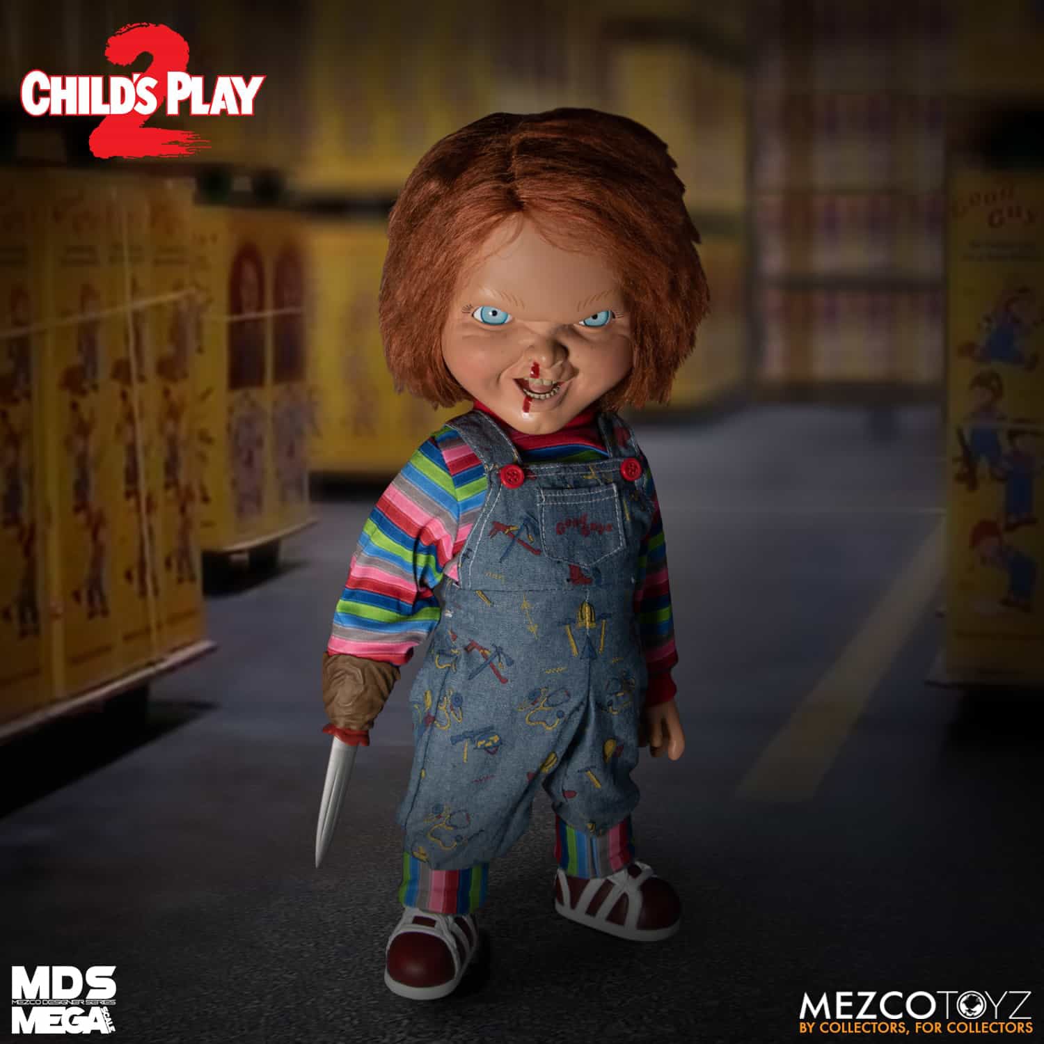 Child's Play 2 Chucky Puppe 15' Talking Mega Scale - Image 3