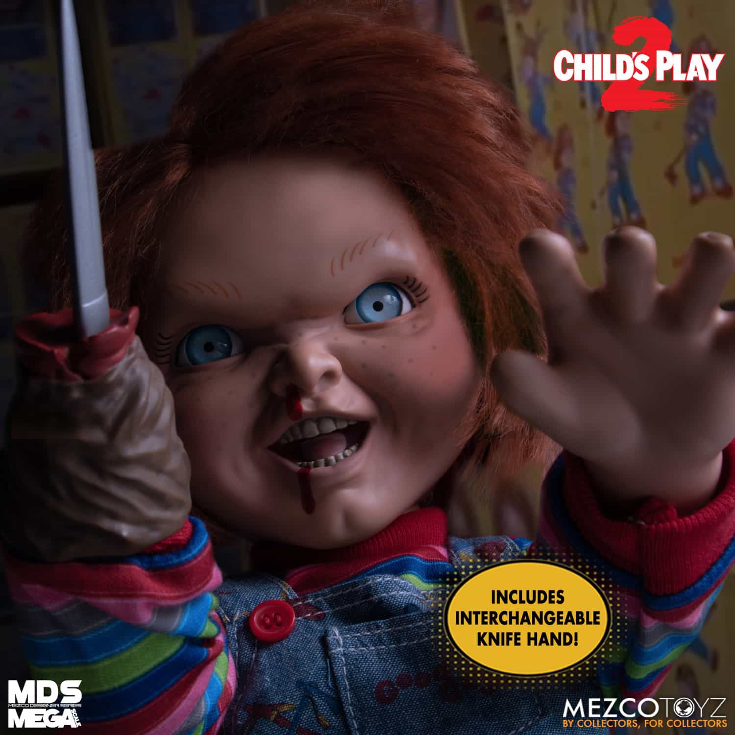 Child's Play 2 Chucky Puppe 15' Talking Mega Scale - Image 5