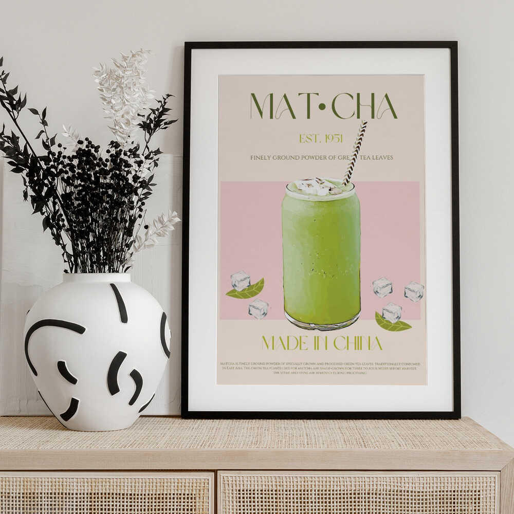 Chilled Matcha Drink Poster - Image 2