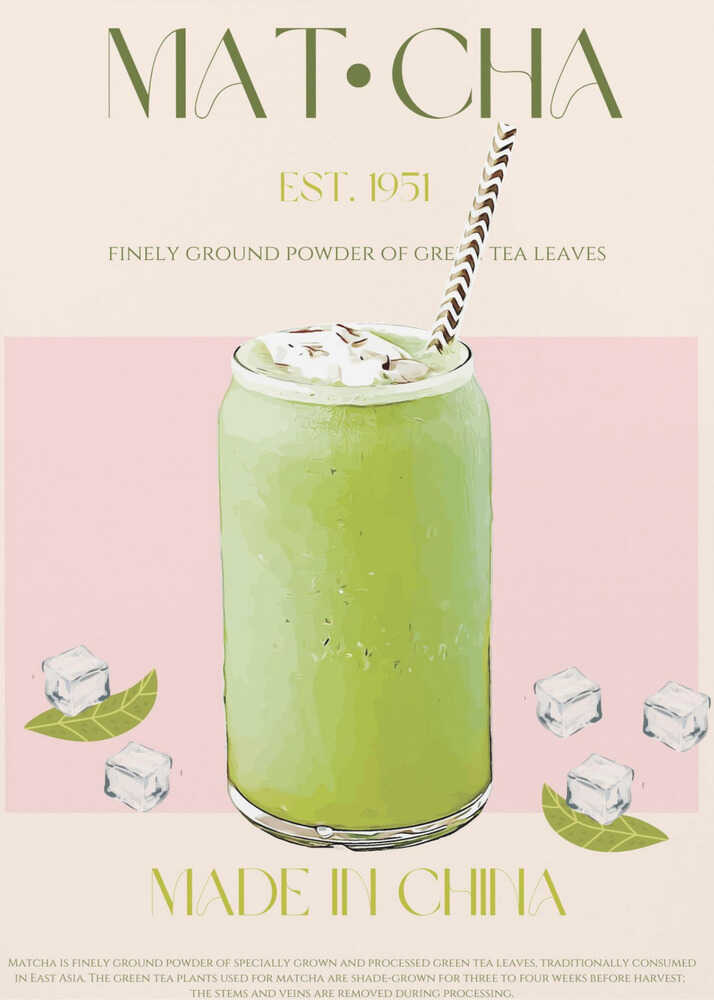 Chilled Matcha Drink Poster - Image 7