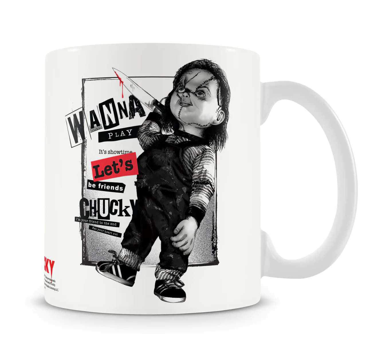 Chucky- Tasse Let's be friends Lass uns Freunde sein Tasse
