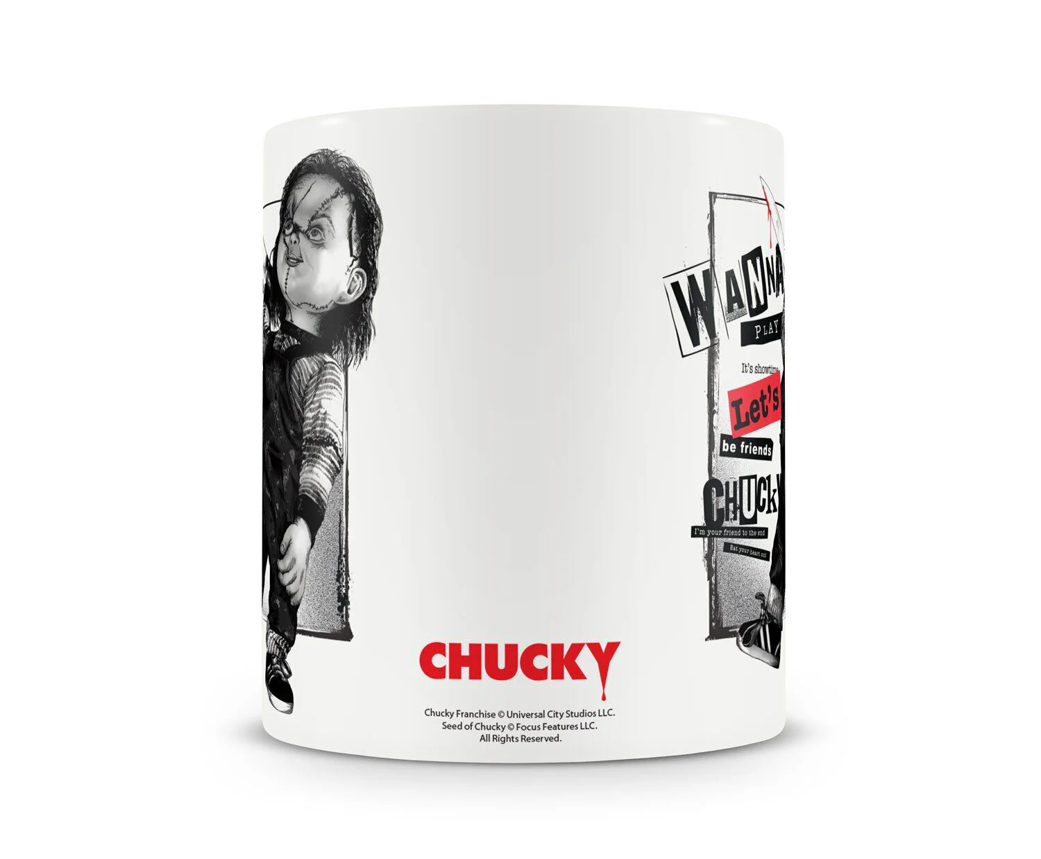 Chucky- Tasse Let's be friends Lass uns Freunde sein Tasse - Image 2