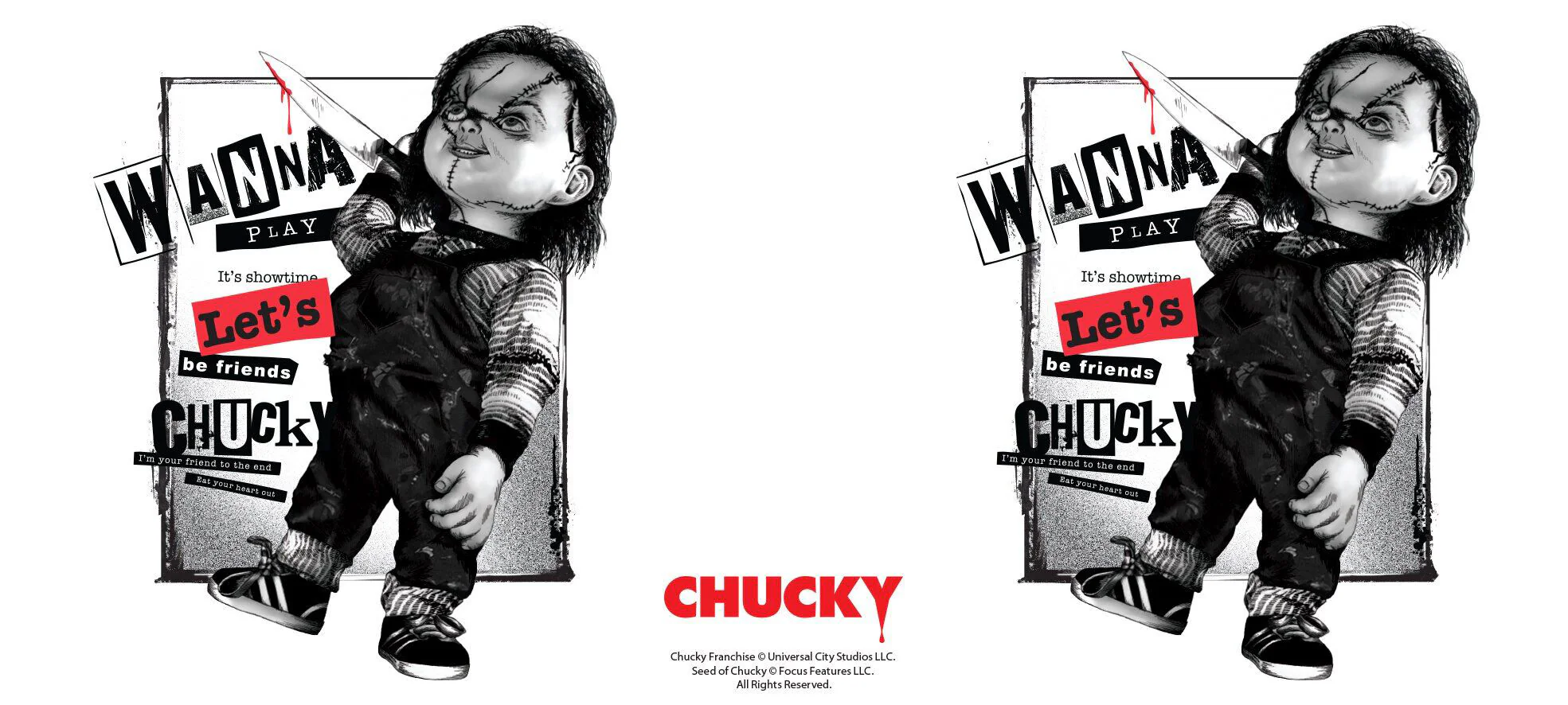 Chucky- Tasse Let's be friends Lass uns Freunde sein Tasse - Image 4