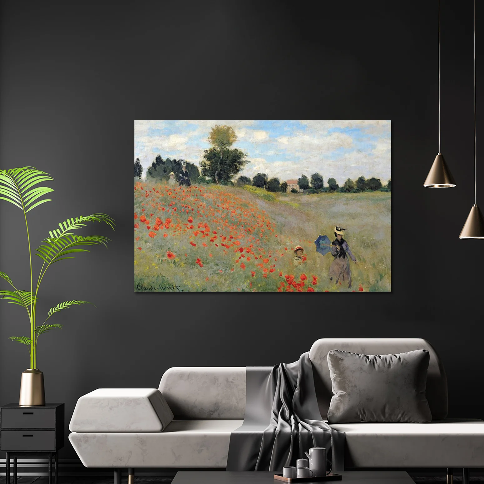 Claude Monet Poster Mohnfeld bei Argenteuil - Image 3