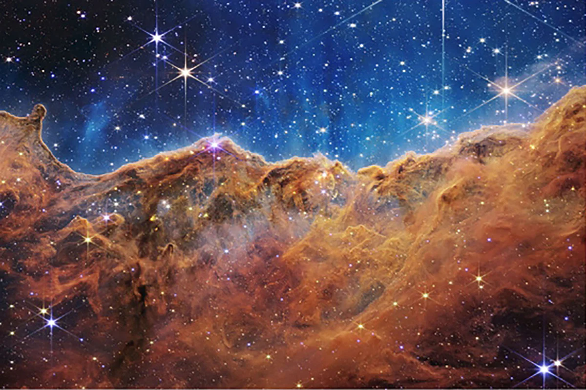 Cosmic Cliffs Poster James Webb Weltraumteleskop